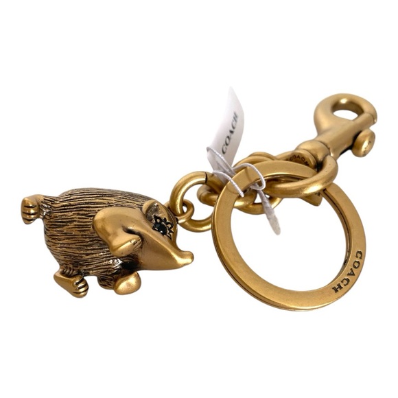 Coach Hedgehog Bag Charm Key Ring - Picture 3 of 6